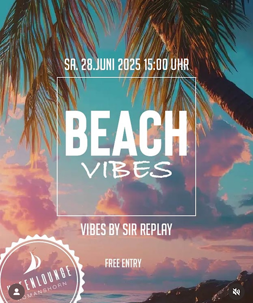 Beach Vibes – Hafenlounge Romanshorn