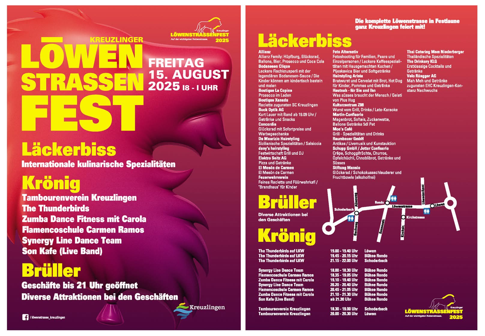 LÖWEN STRASSEN FEST Kreuzlingen