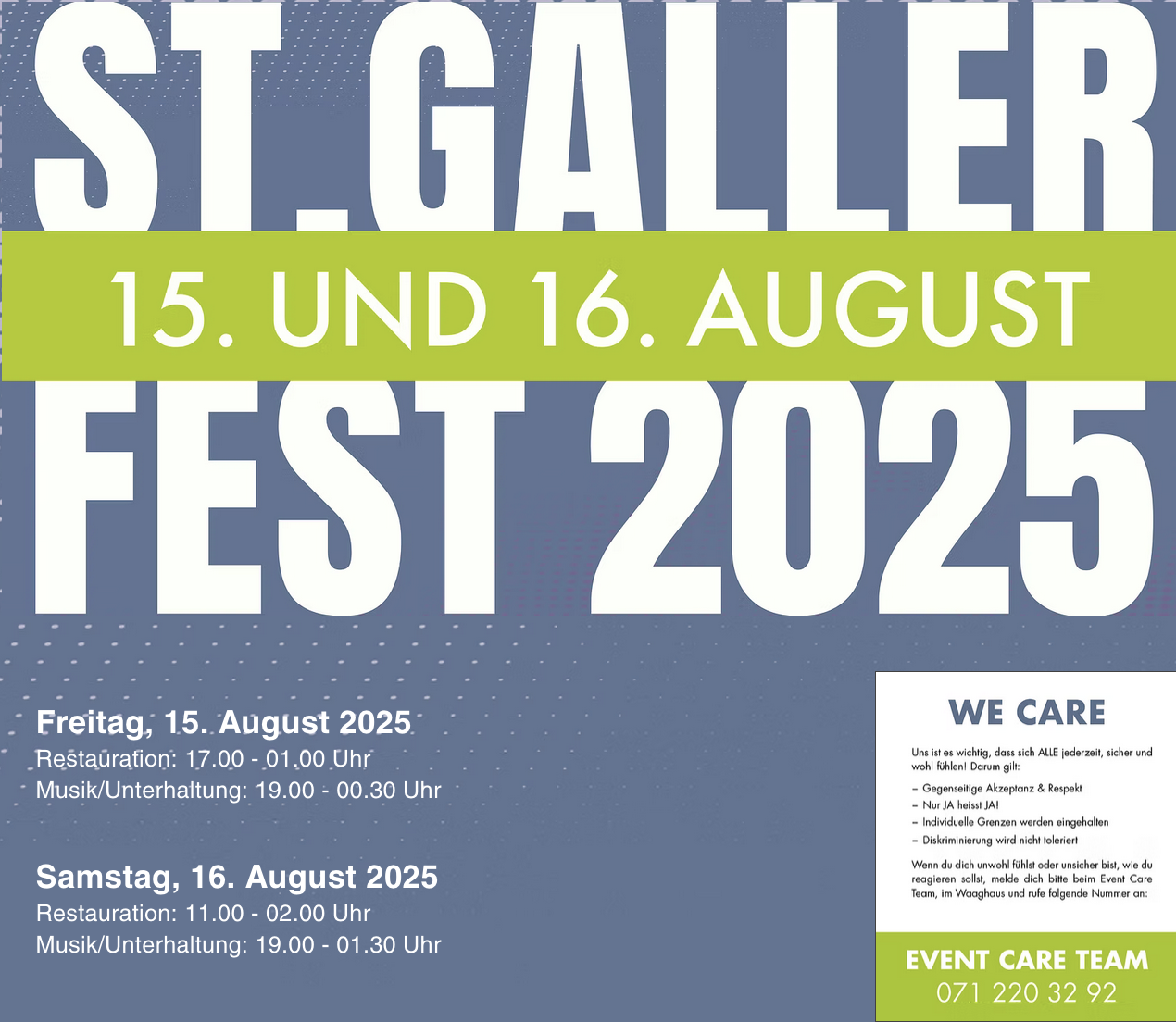 St. Galler Fest 2025