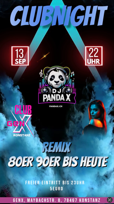 Clubnight DJ PandaX