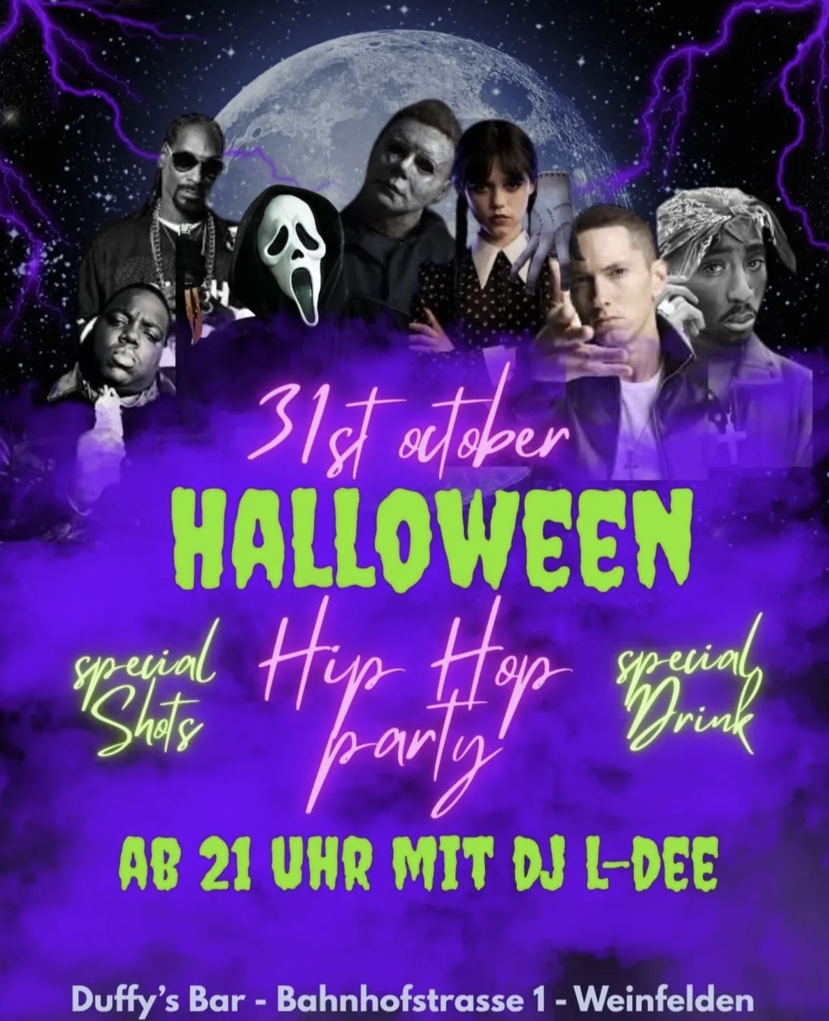 Halloween Hip Hop Party – Duffys Weinfelden