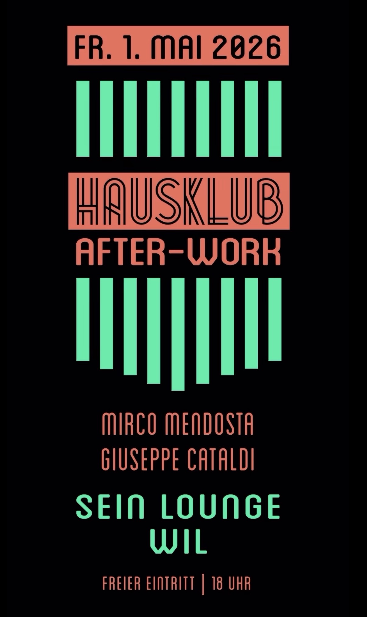 HAUSKLUB AFTER-WORK – SEIN LOUNGE WIL