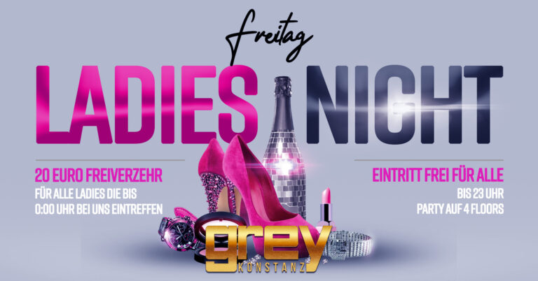 Flyer: 💄LADIES NIGHT💄 – Grey Konstanz
