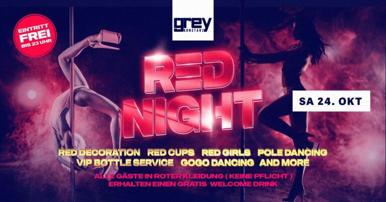 Flyer: RED NIGHT – Grey Konstanz