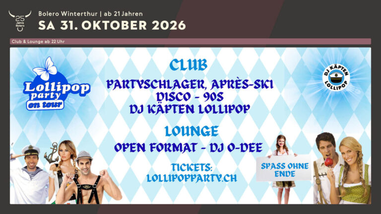Flyer: Halloween – Bolero Winterthur