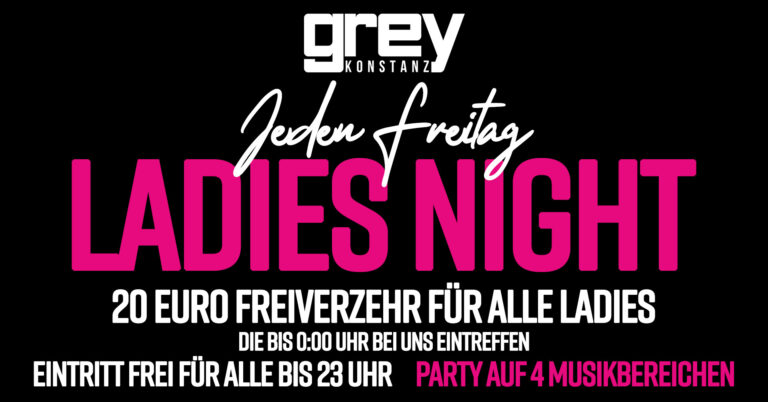 Flyer: 💄LADIES NIGHT💄 – Grey Konstanz
