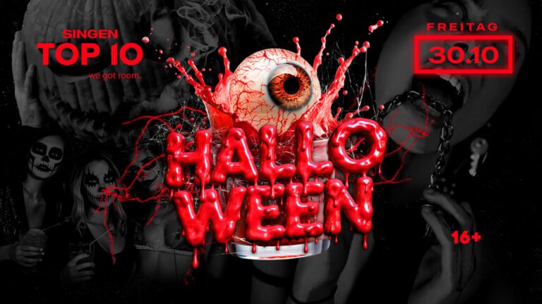 Flyer: Halloween 2K26 // 16+ PART II – Top10 Singen