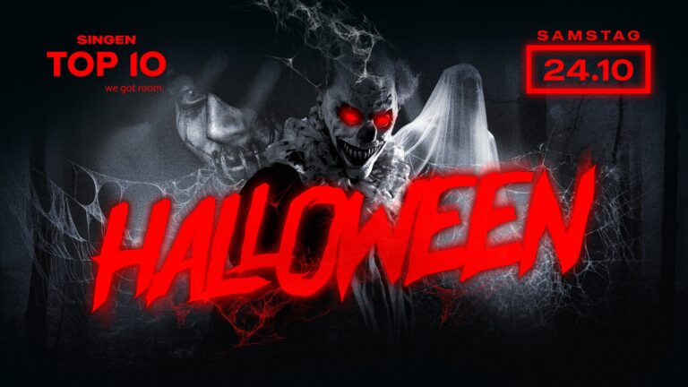 Flyer: Halloween 2K26 // 18+ – Top10 Singen