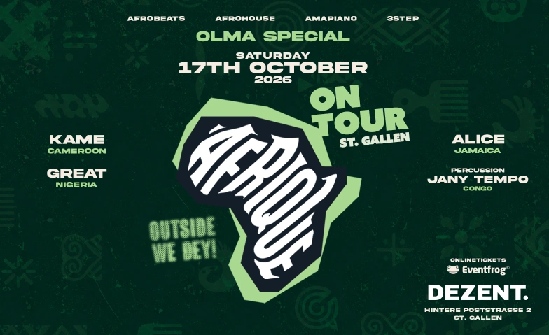 AFRIQUE ON TOUR - OLMA SPECIAL - Dezent St.Gallen