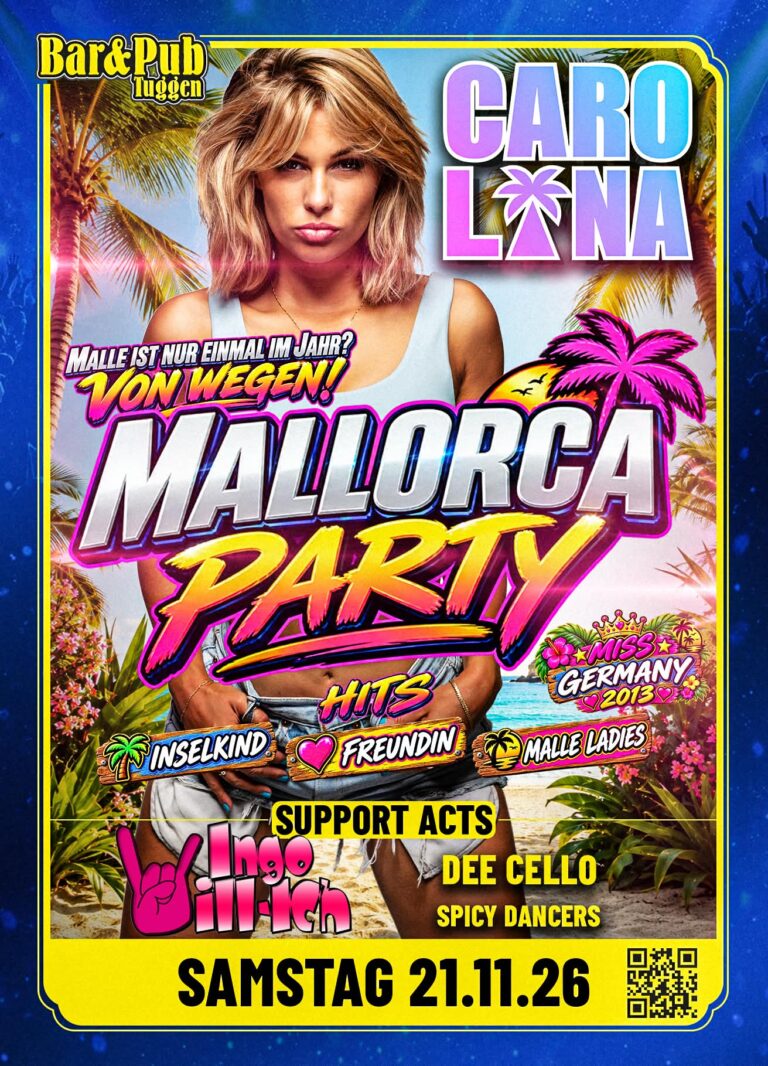 Flyer: MALLORCA PARTY – BAR&PUB Tuggen