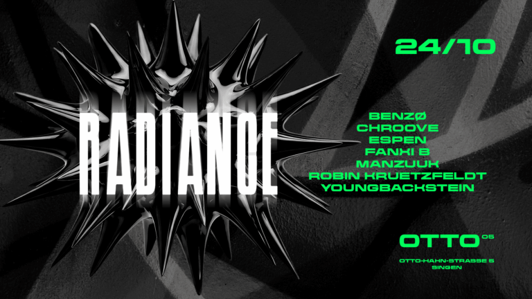 Flyer: RADIANCE! BY FANXI B – Otto05 Singen