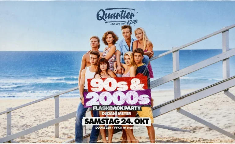 Flyer: 90s & 2000s / SA 24. OKT @QUARTIER Klub