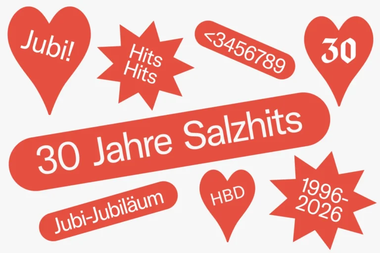 Flyer: 30 Jahre Salzhits – Salzhaus Winterthur