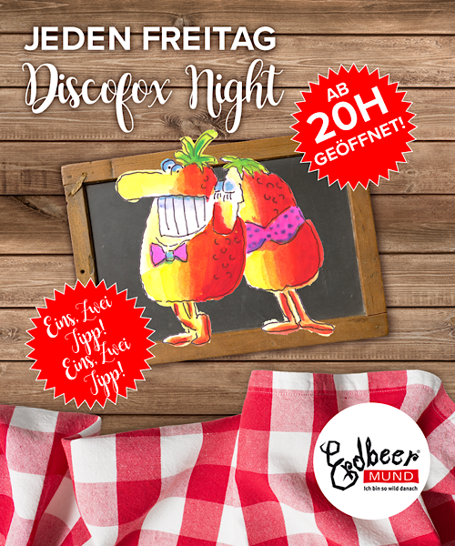 Discofox Night - Erdbeermund Singen