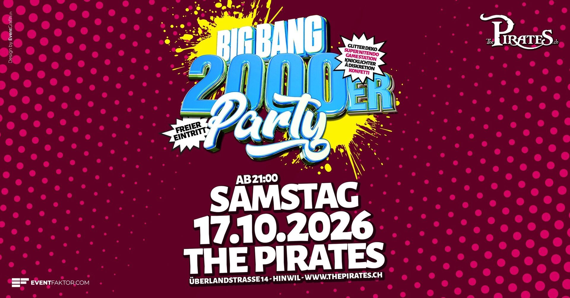 Big Bang 2000er Party - The Pirates Hinwil